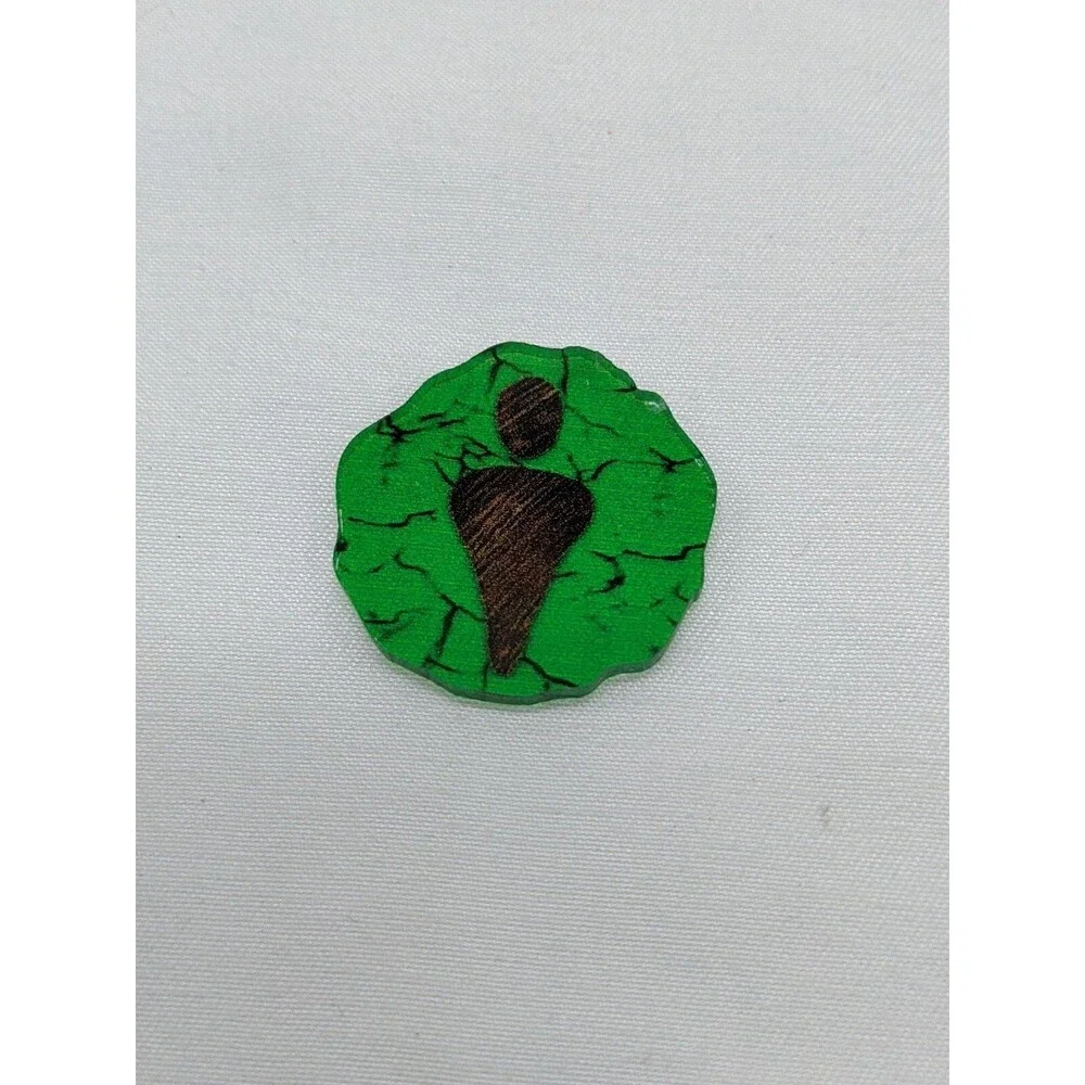 Lot Of (11) Spirit Island Acrylic Green Player 1 Turn Reminder Tokens